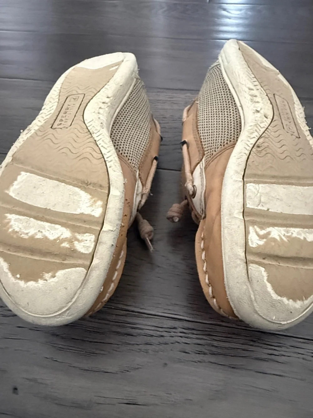 Sperry Kids Beige/Tan Moccasin Boat Shoes
